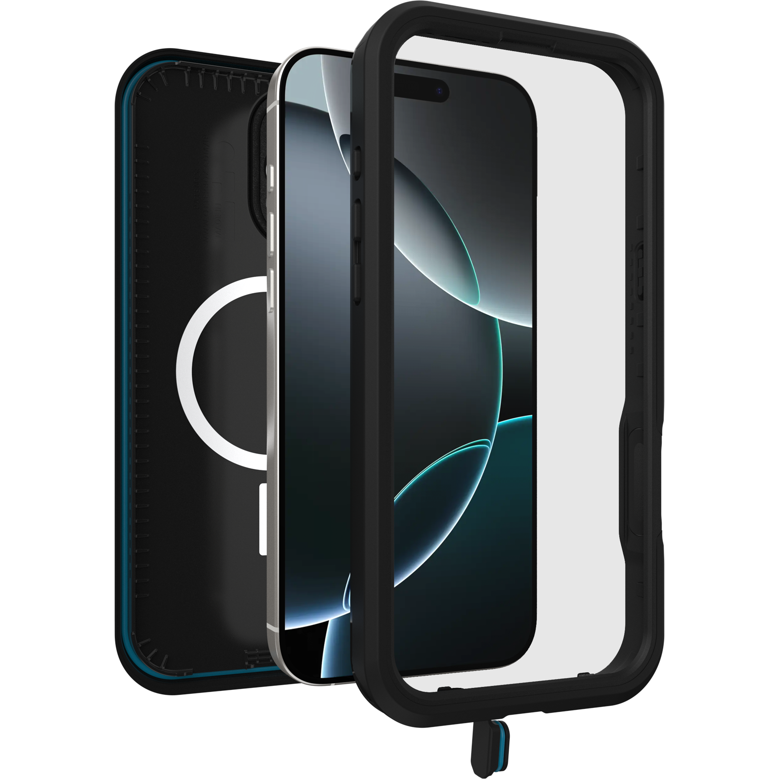 iPhone 16 Pro Max FRE mobilcover med MagSafe og maksimal beskyttelse, Sort