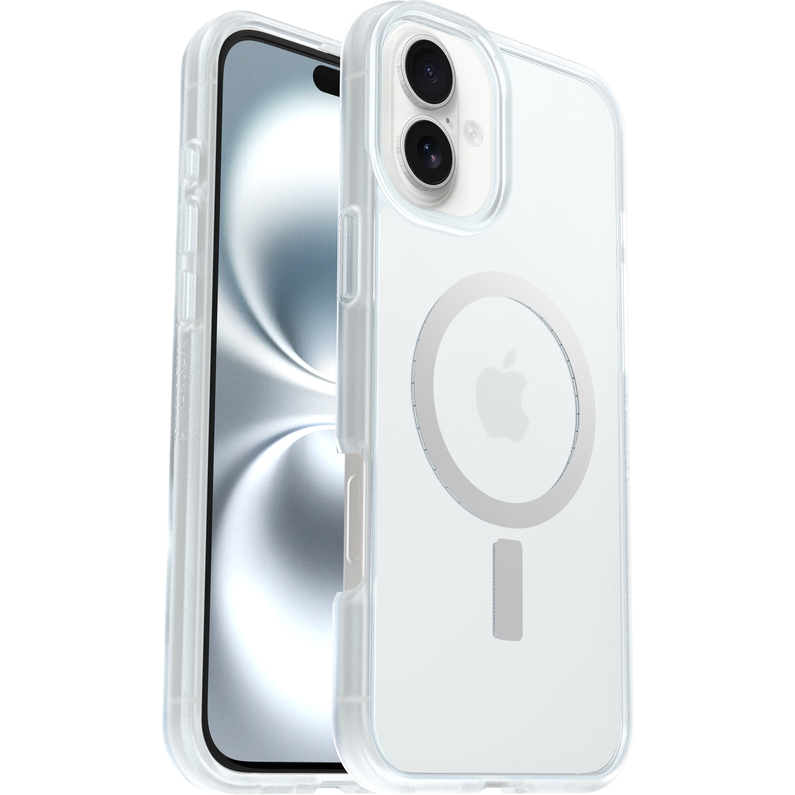 iPhone 16 Plus Tyndt MagSafe cover React, Gennemsigtig