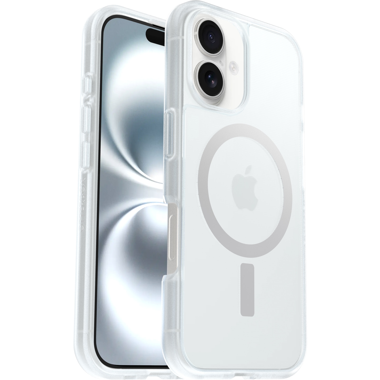 iPhone 16 Tyndt MagSafe cover React, Gennemsigtig