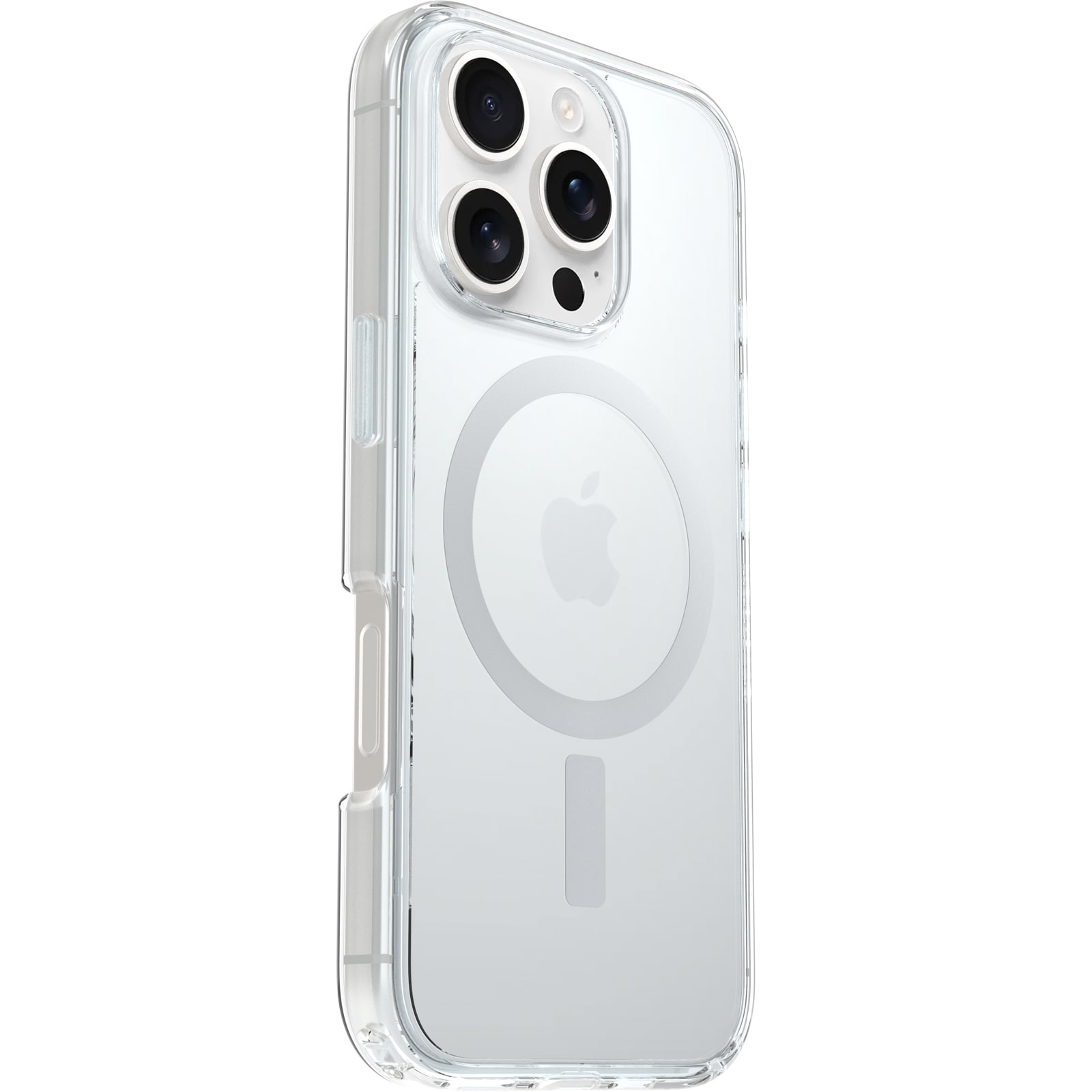 iPhone 16 Pro Stødsikkert MagSafe-cover Symmetry Plus, Gennemsigtig