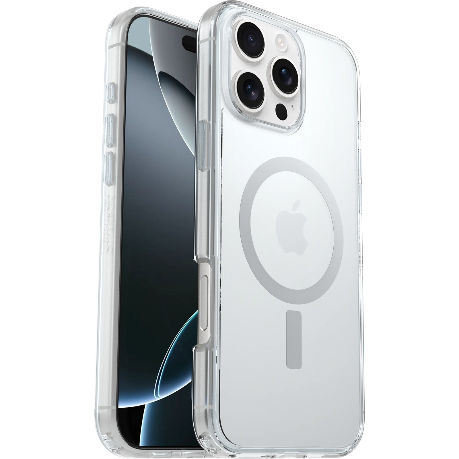 iPhone 16 Pro Max Stødsikkert MagSafe-cover Symmetry Plus, Gennemsigtig