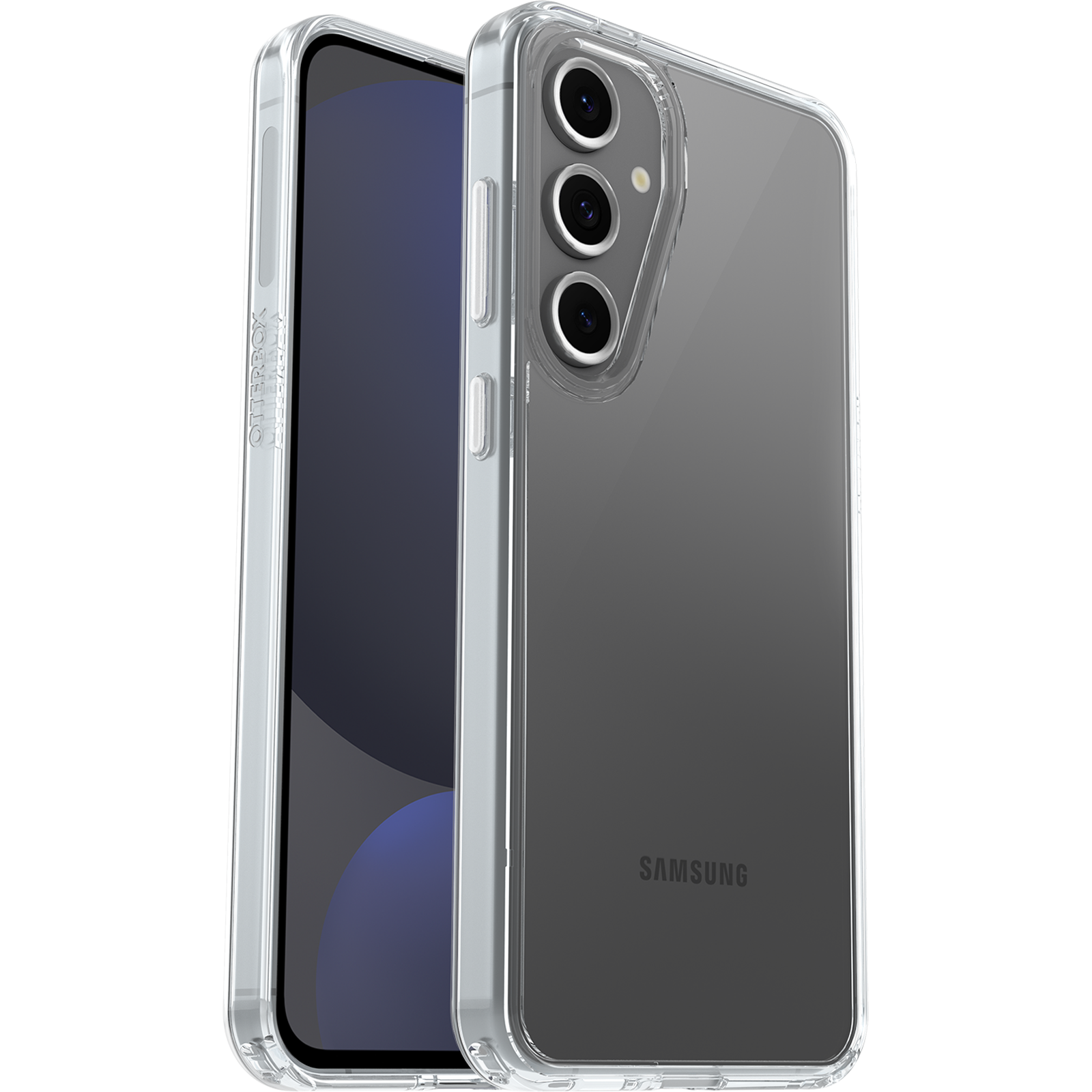 Samsung Galaxy S24 FE Stødsikkert cover Symmetry, Gennemsigtig
