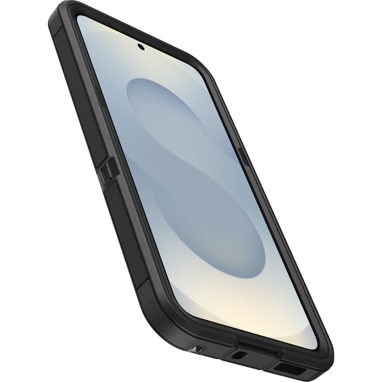 Samsung Galaxy S25 Defender XT Ekstremt stødafvisende MagSafe-cover, Sort/gennemsigtig