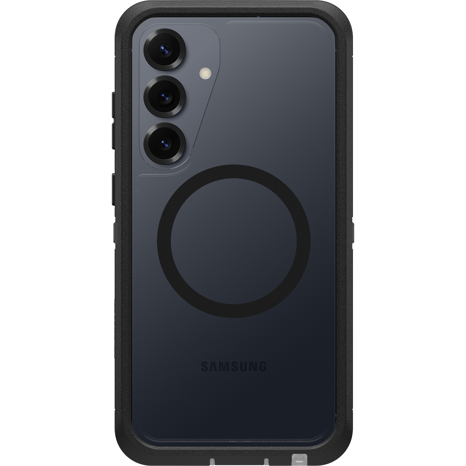 Samsung Galaxy S25 Plus Defender XT Ekstremt stødafvisende MagSafe-cover, Sort/gennemsigtig
