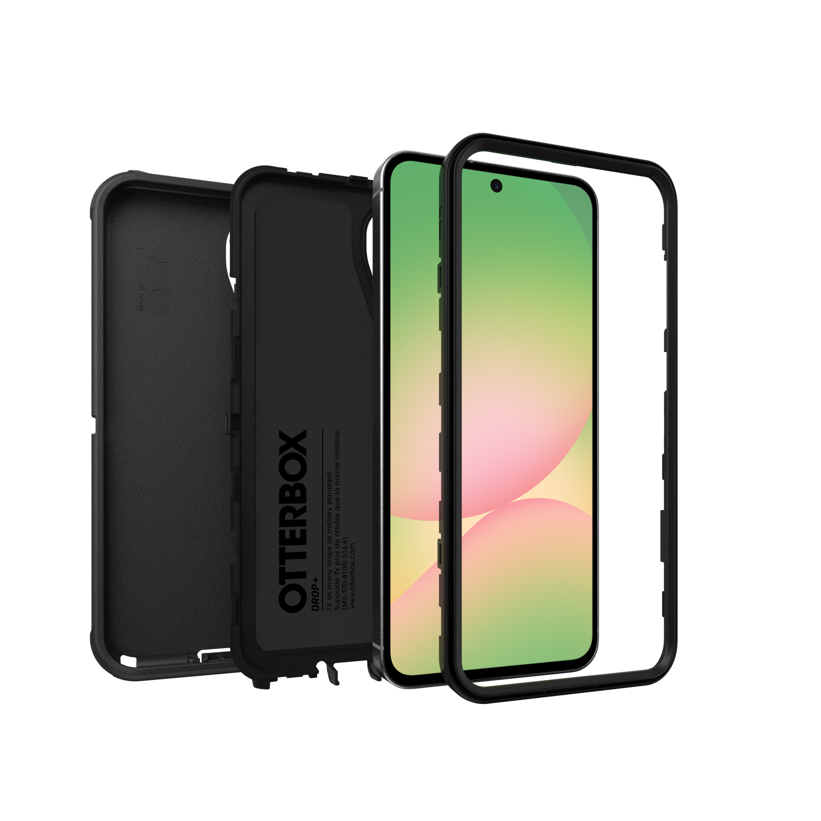 Samsung Galaxy A56 Defender - Robust mobilcover med høj beskyttelsesgrad, Sort