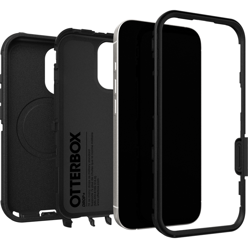 iPhone 17 Defender - Robust MagSafe mobilcover med høj beskyttelsesfaktor, Sort