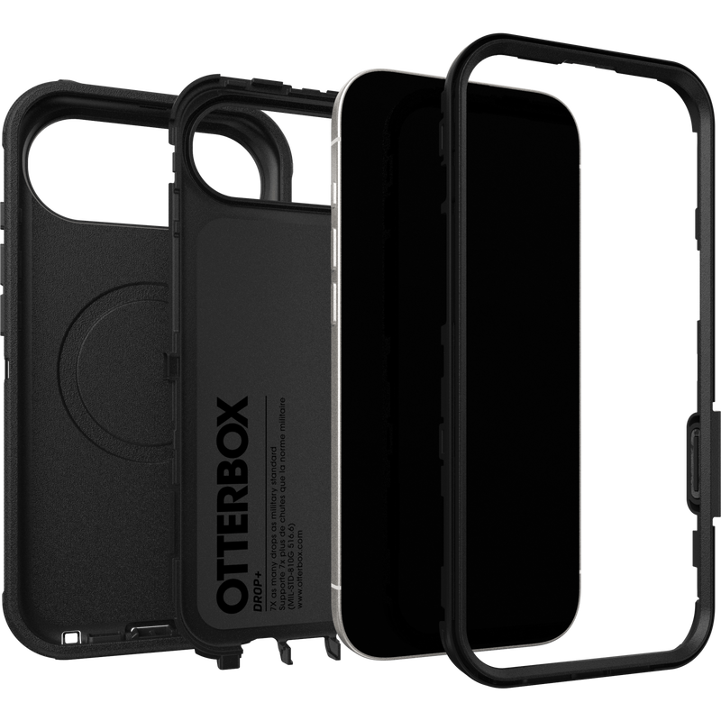 iPhone Air Defender - Robust MagSafe mobilcover med høj beskyttelsesfaktor, Sort