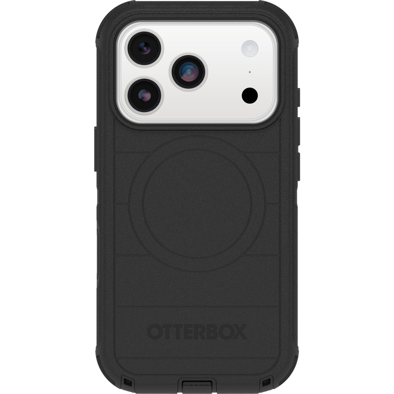 iPhone 17 Pro Defender - Robust MagSafe mobilcover med høj beskyttelsesfaktor, Sort