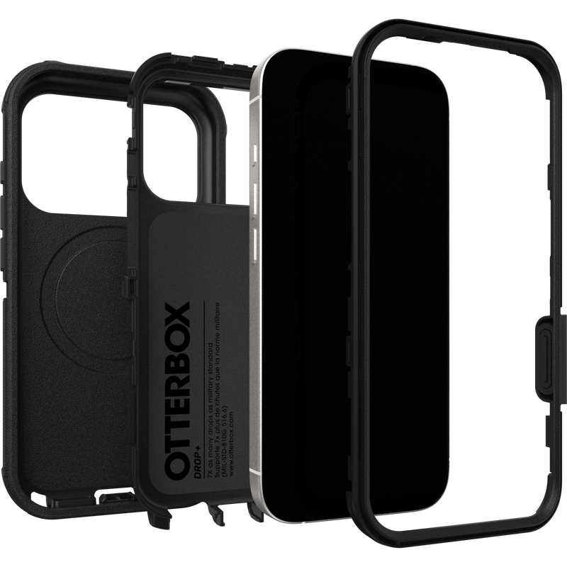 iPhone 17 Pro Defender - Robust MagSafe mobilcover med høj beskyttelsesfaktor, Sort