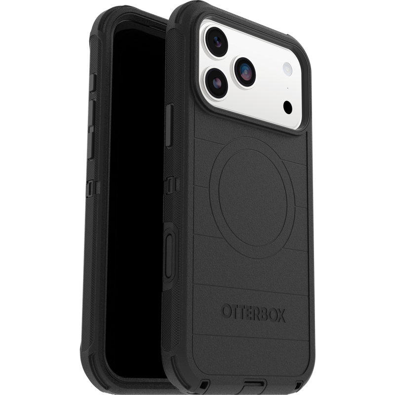 iPhone 17 Pro Max Defender - Robust MagSafe mobilcover med høj beskyttelsesfaktor, Sort