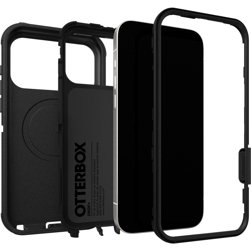 iPhone 17 Pro Max Defender - Robust MagSafe mobilcover med høj beskyttelsesfaktor, Sort