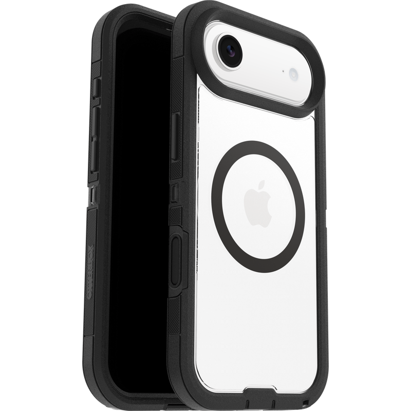 iPhone Air Defender XT Ekstremt stødafvisende MagSafe-cover, Sort/gennemsigtig