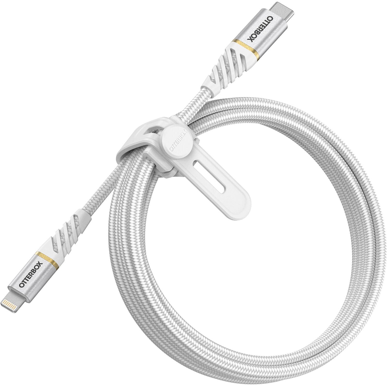 USB-C til Lightning Premium Fast Charge kabel 2m, Hvid