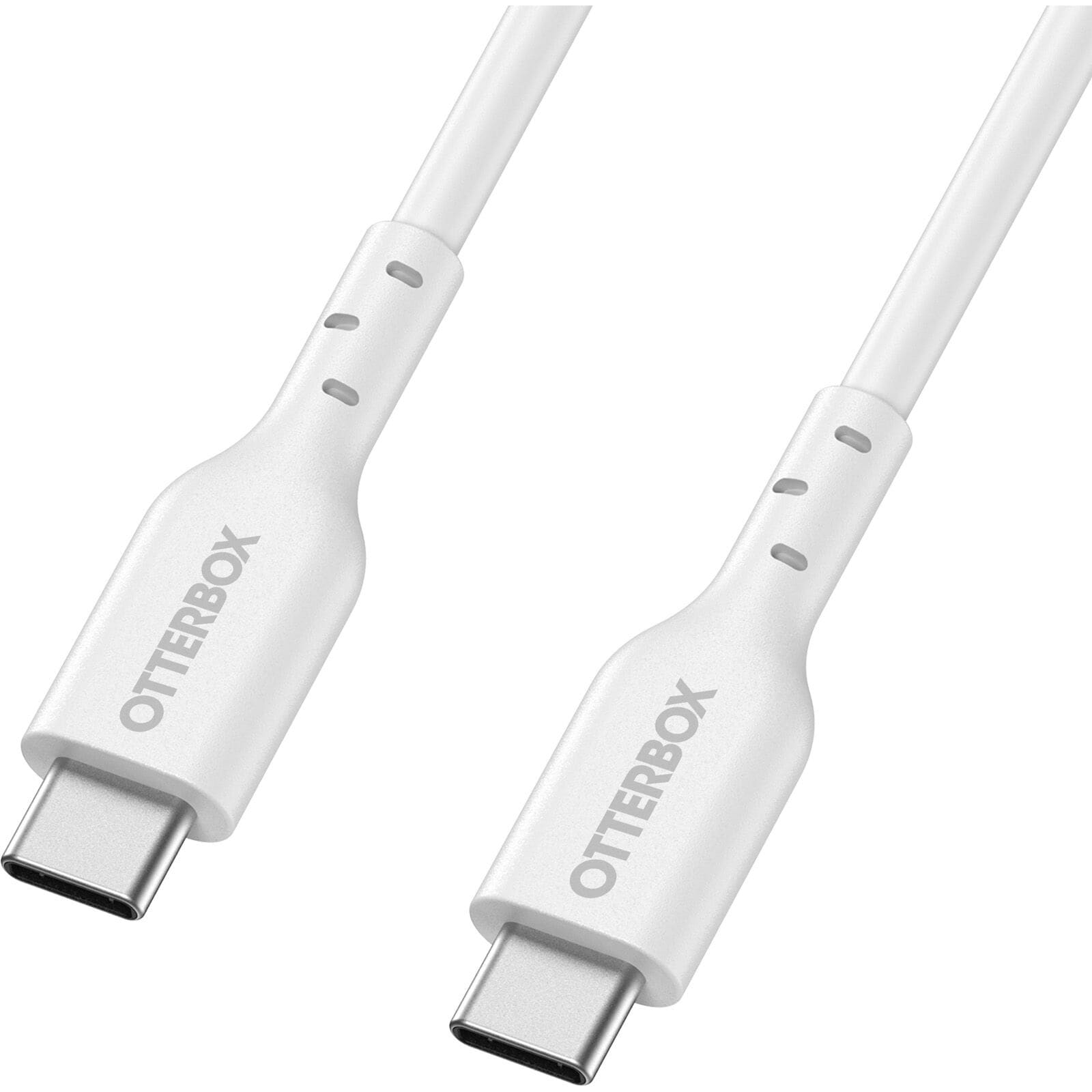 USB-C til USB-C Standard Fast Charge kabel 1 m, Hvid