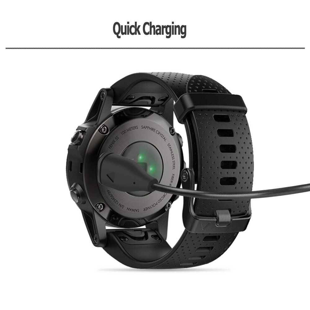 Garmin Forerunner 955 Opladningskabel 1m, Sort