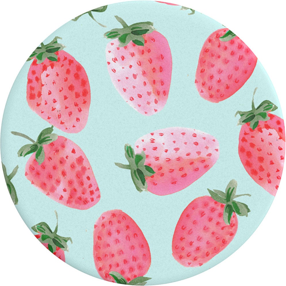 PopGrip mobilholder / stativ med aftagelig top, Strawberry Rain