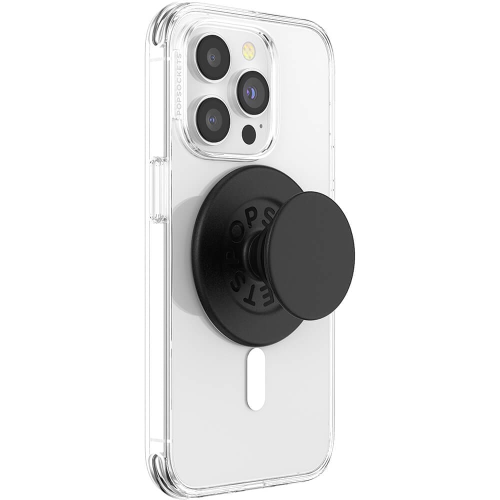 PopGrip Universal MagSafe mobilholder / stander med aftagelig top, Sort