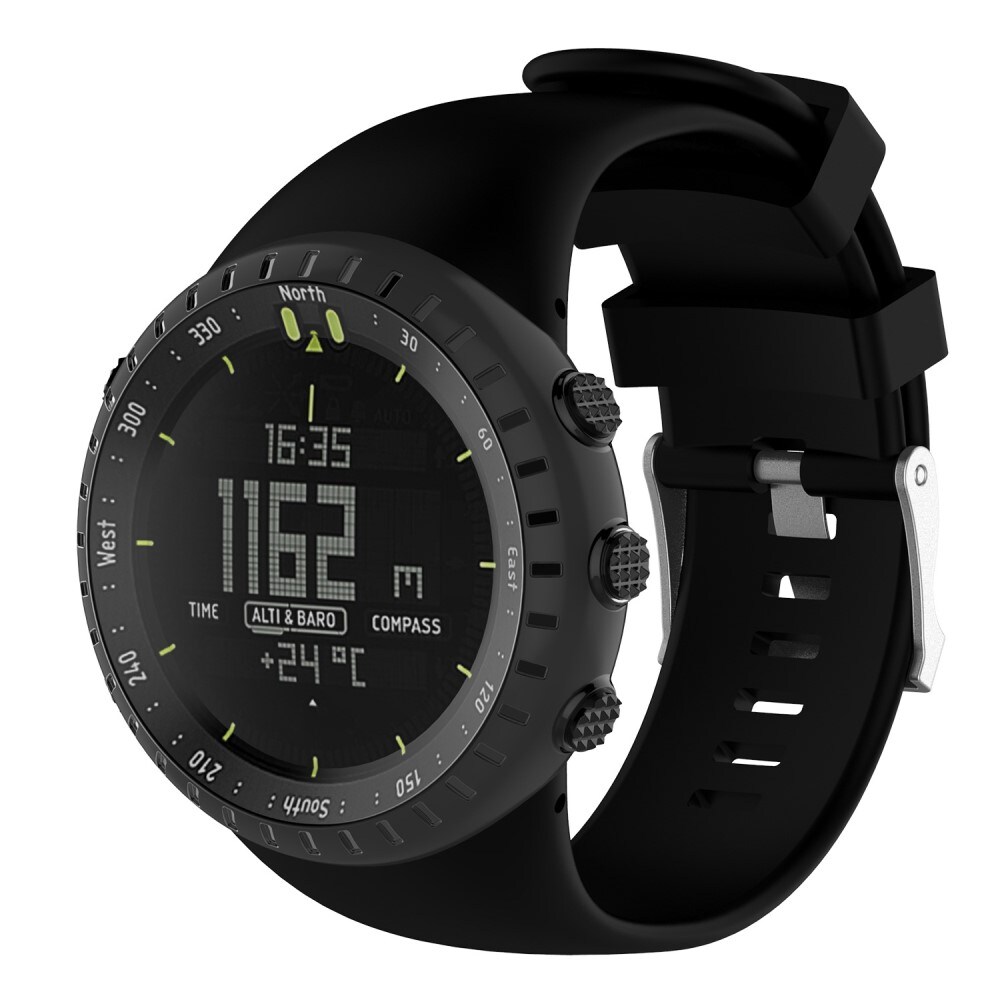 Suunto Core Armbånd i silikone, Sort