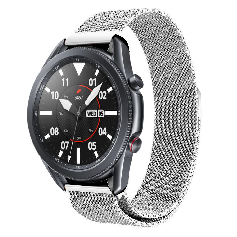 Samsung Galaxy Watch 5 Pro 45mm Armbånd Milanese Loop, Sølv