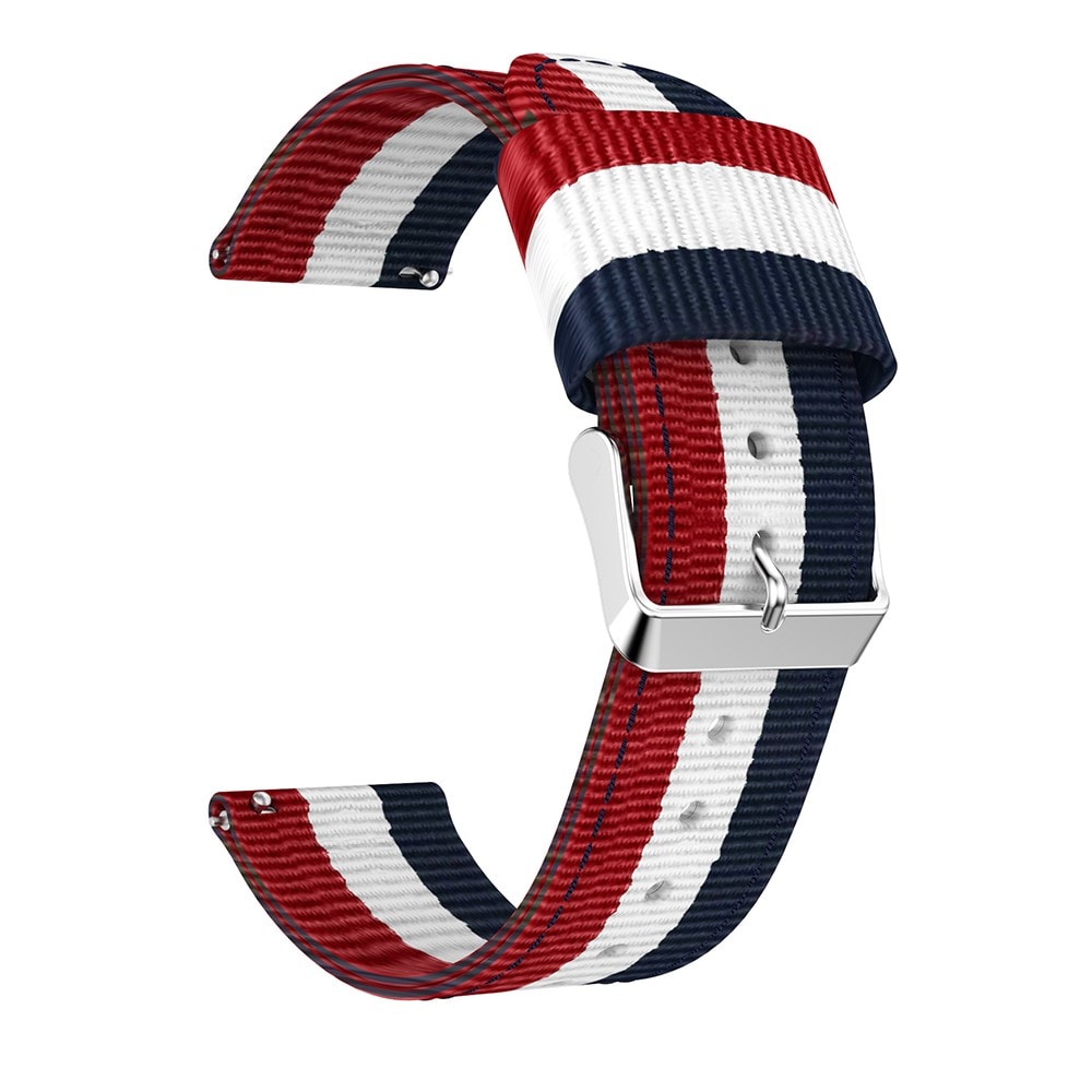 Polar Grit X Pro Armbånd i nylon, blå/hvid/rød