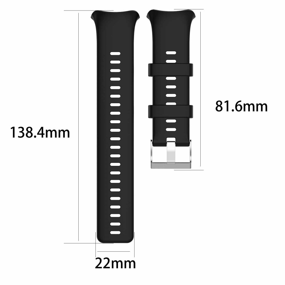 Polar Vantage V Armbånd i silikone, Sort
