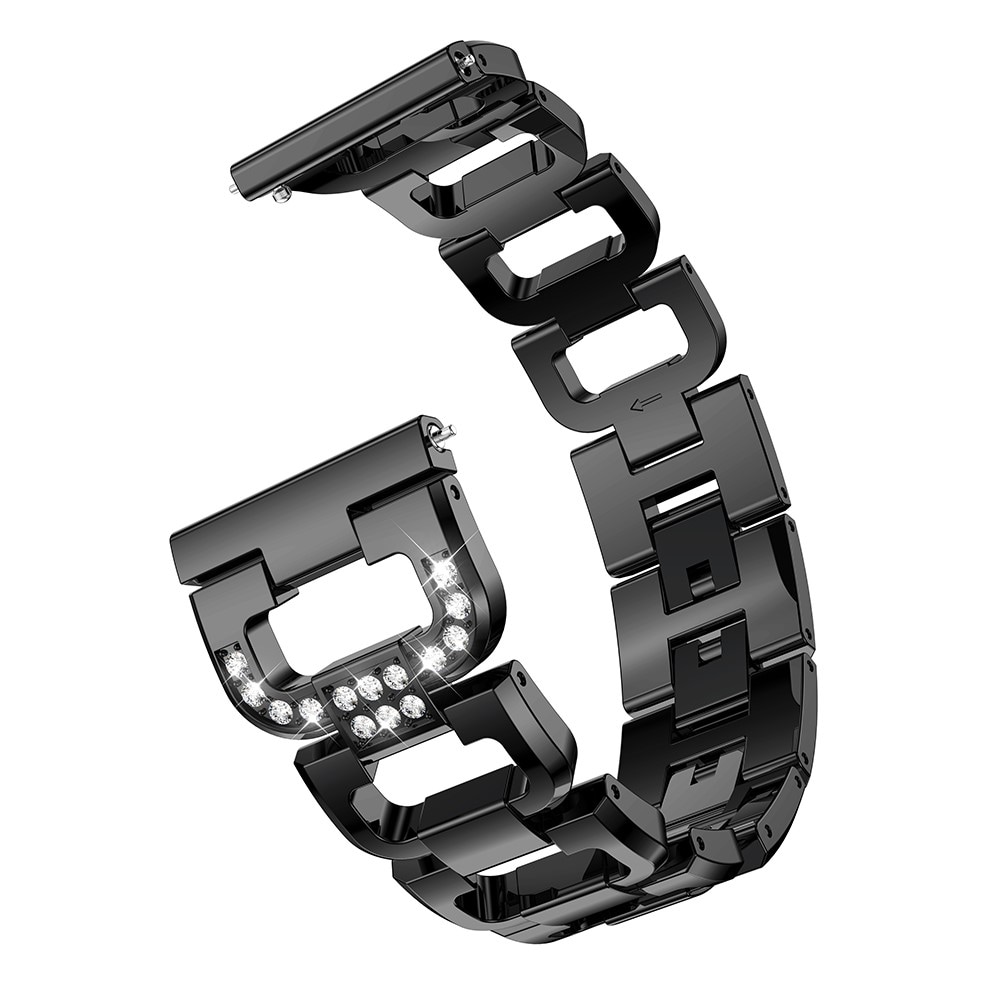 Polar Vantage M Luksuriøst armbånd med glitrende sten, Sort