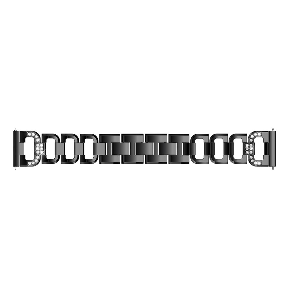 Polar Vantage M Luksuriøst armbånd med glitrende sten, Sort