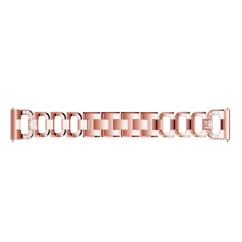 Coros Apex 2 Luksuriøst armbånd med glitrende sten, Rose guld