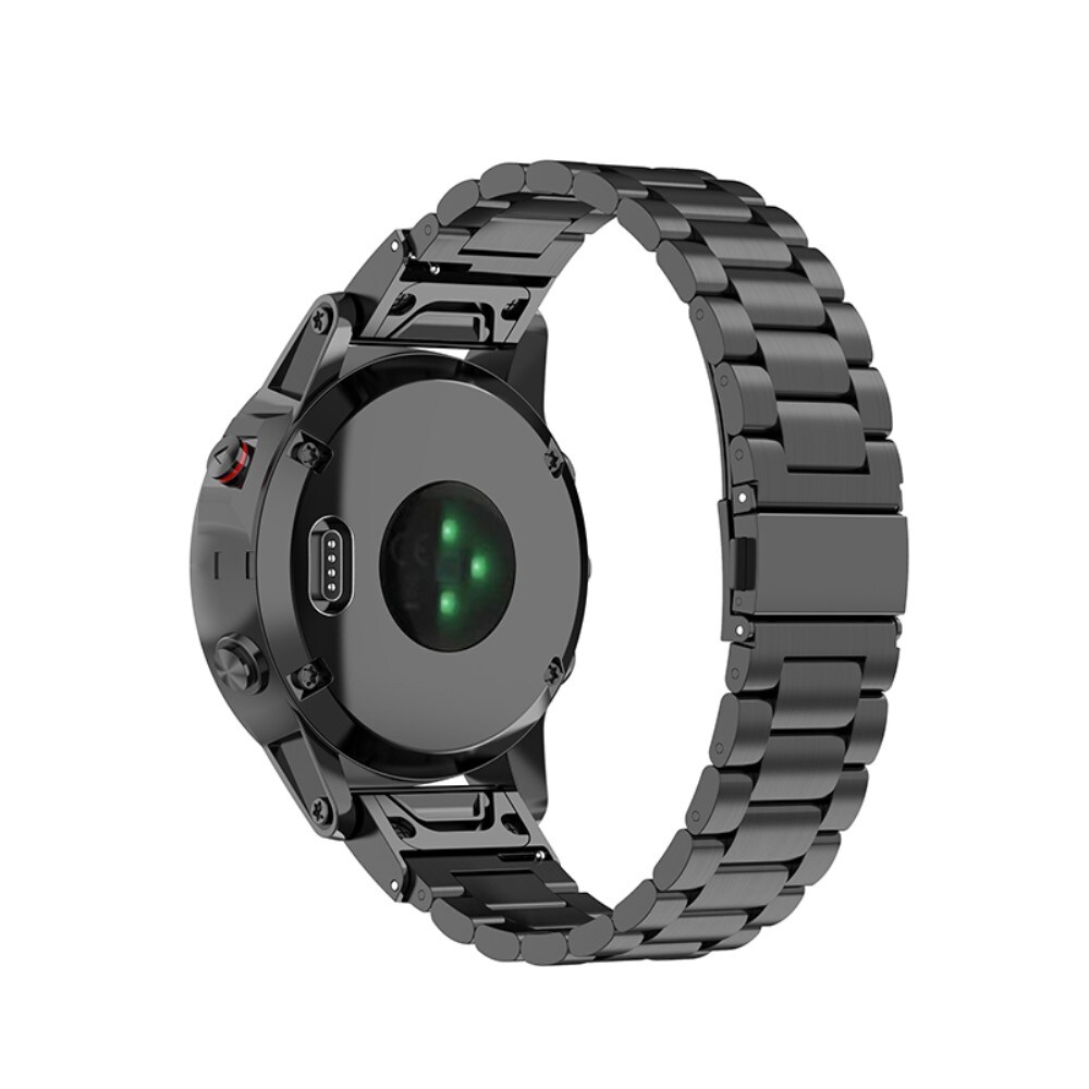Garmin Instinct 2S Stilrent linkarmbånd i metal, Sort