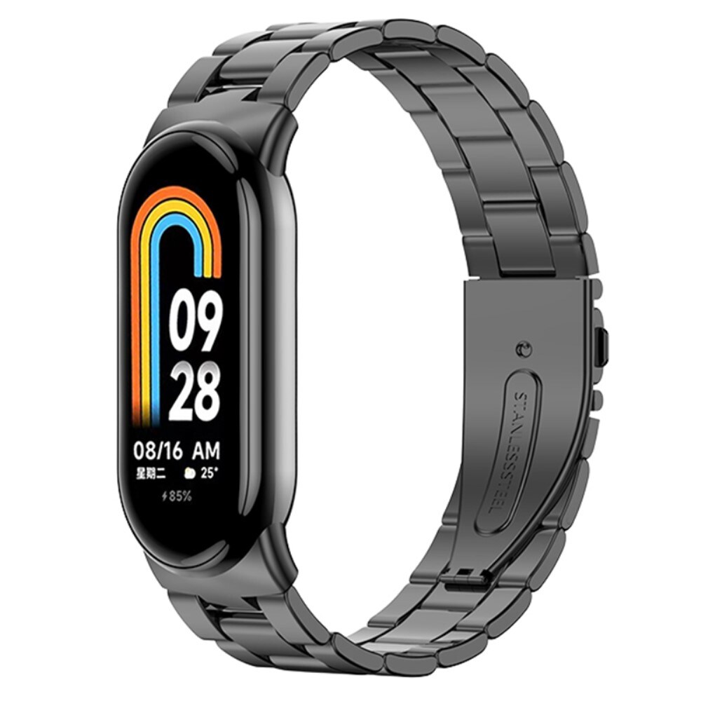 Xiaomi Mi Band 9 Stilrent linkarmbånd i metal, Sort