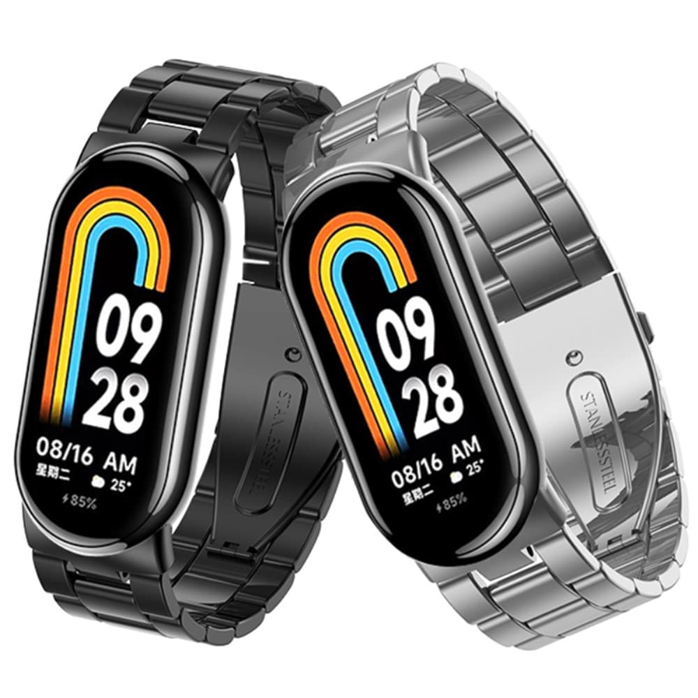 Xiaomi Smart Band 8 Stilrent linkarmbånd i metal, Sort