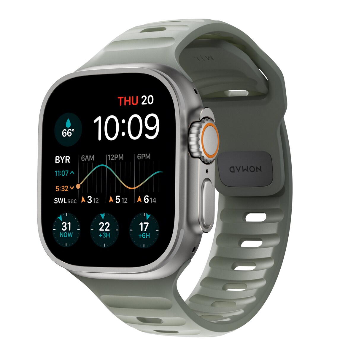 Apple Watch Series 10 46mm Armbånd - Sport Band Coastal Rock