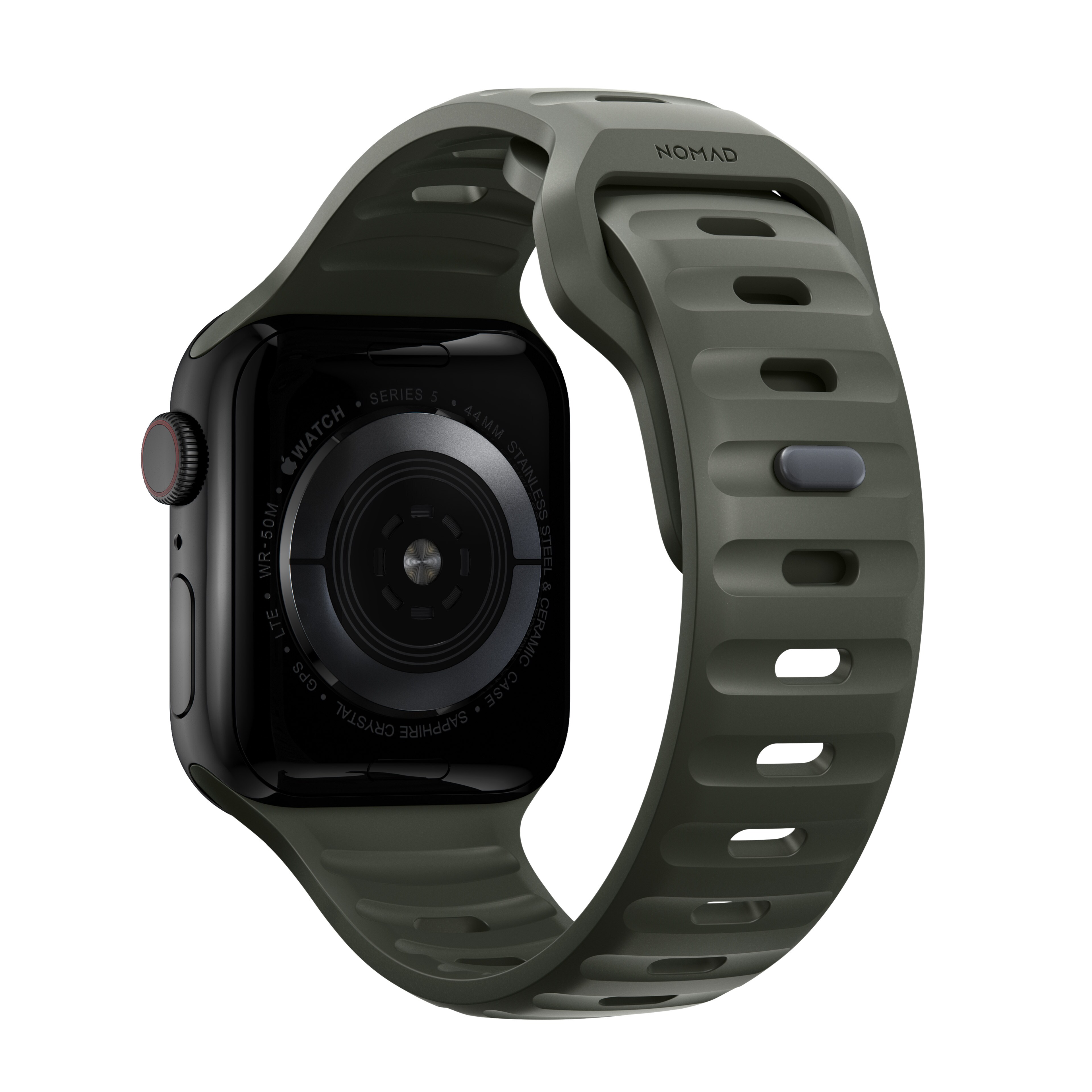 Apple Watch Series 7 45mm Armbånd - Sport Band Ash Green