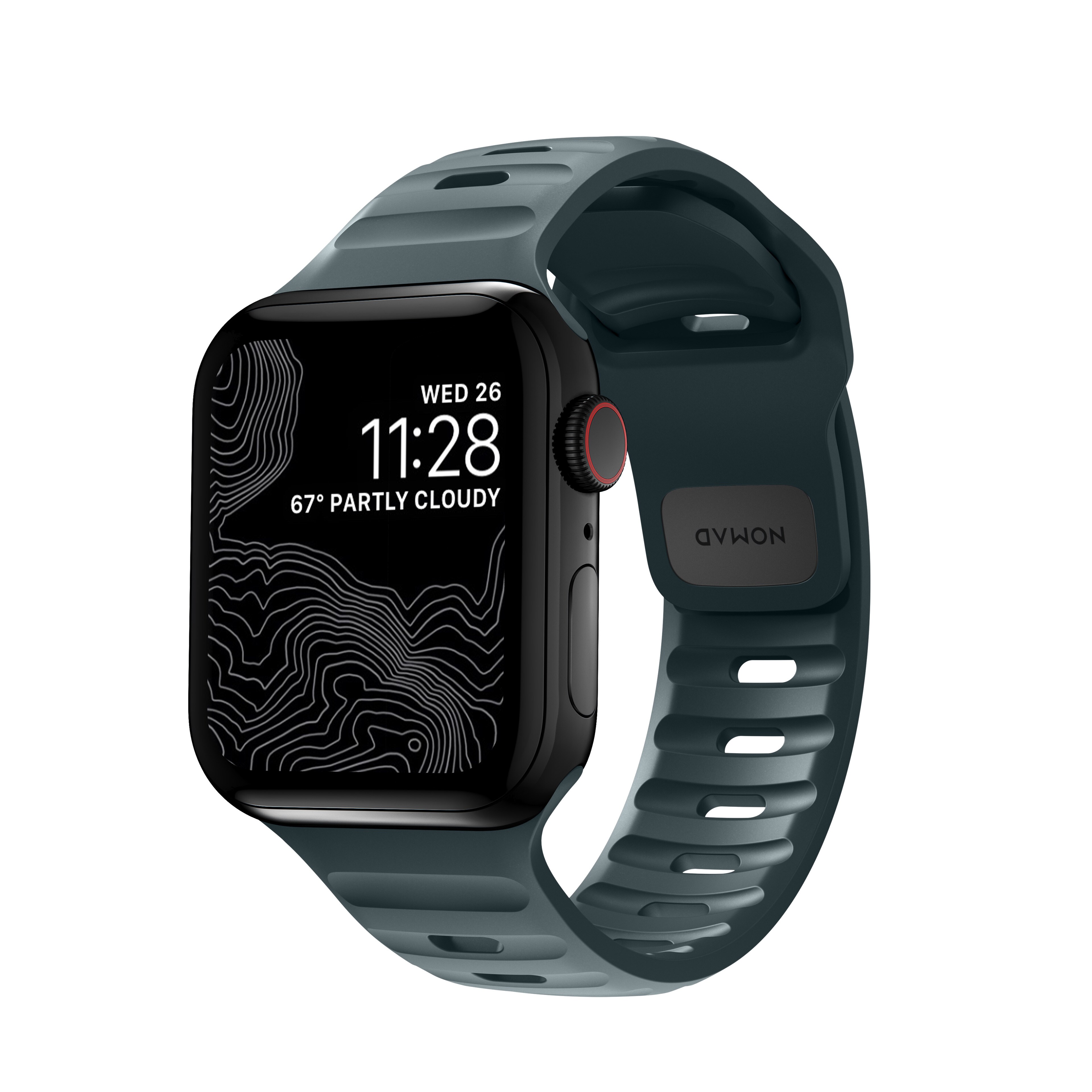 Apple Watch Series 10 42mm Armbånd - Sport Band Marine Blue