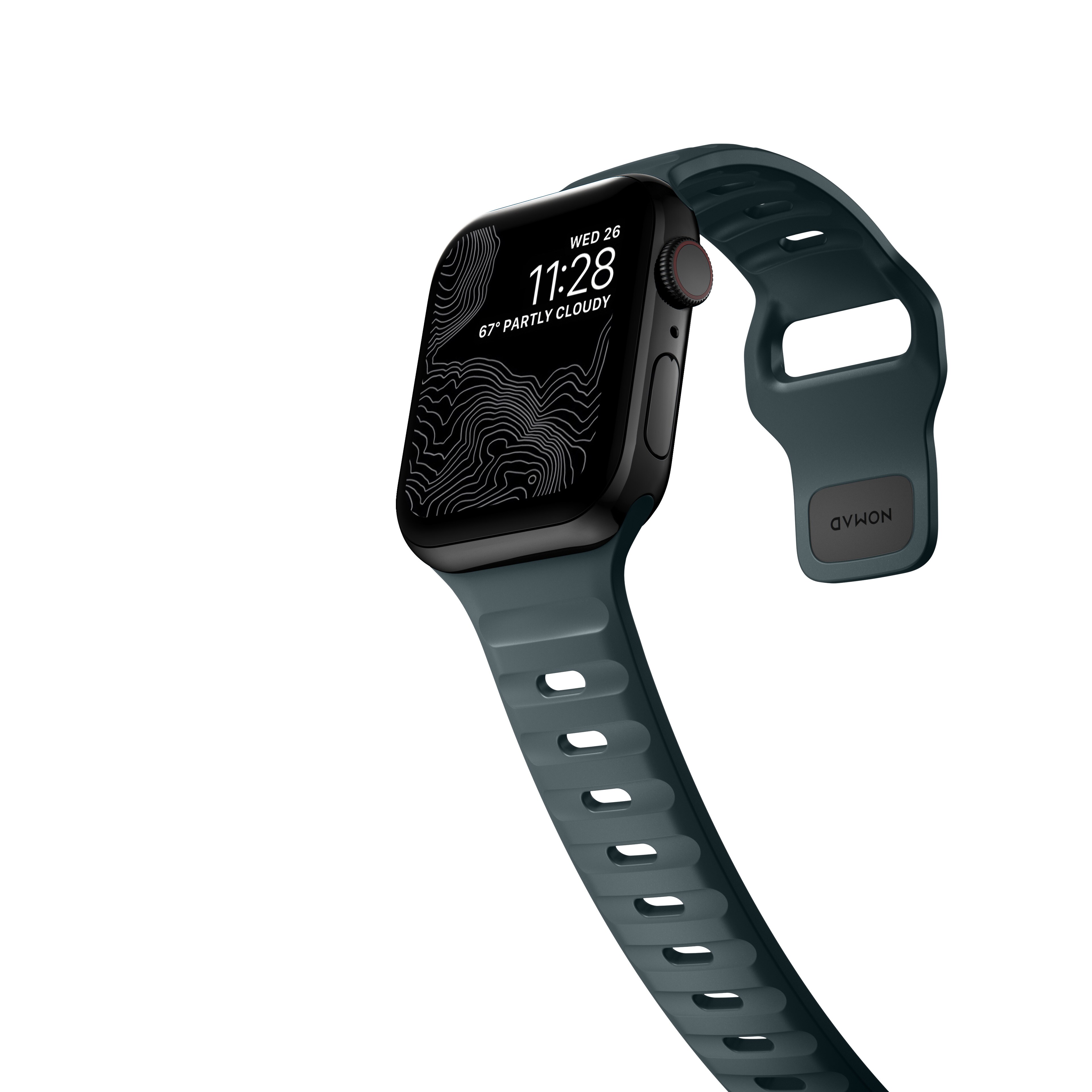 Apple Watch Series 7 41mm Armbånd - Sport Band Marine Blue