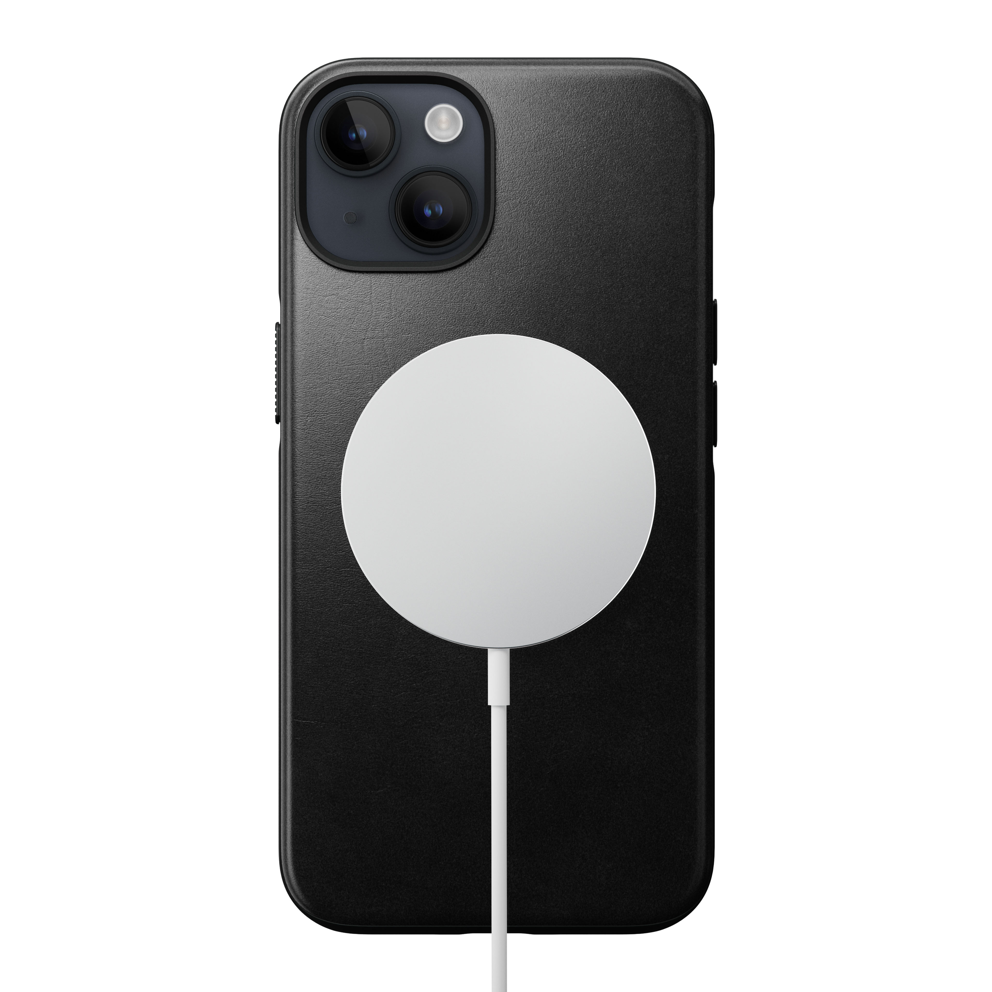 iPhone 14 Plus MagSafe cover - Modern Leather, Black