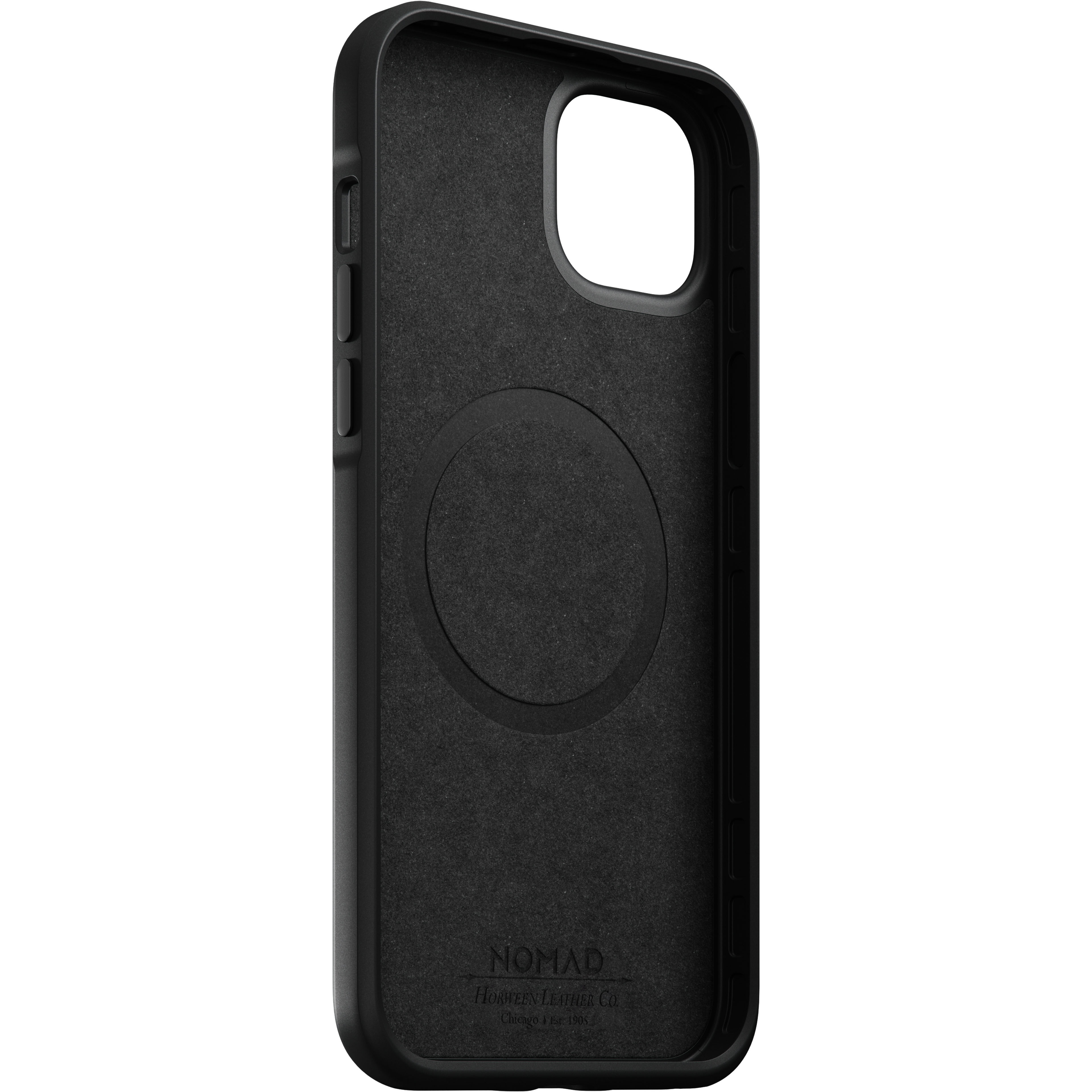 iPhone 14 Plus MagSafe cover - Modern Leather, Black