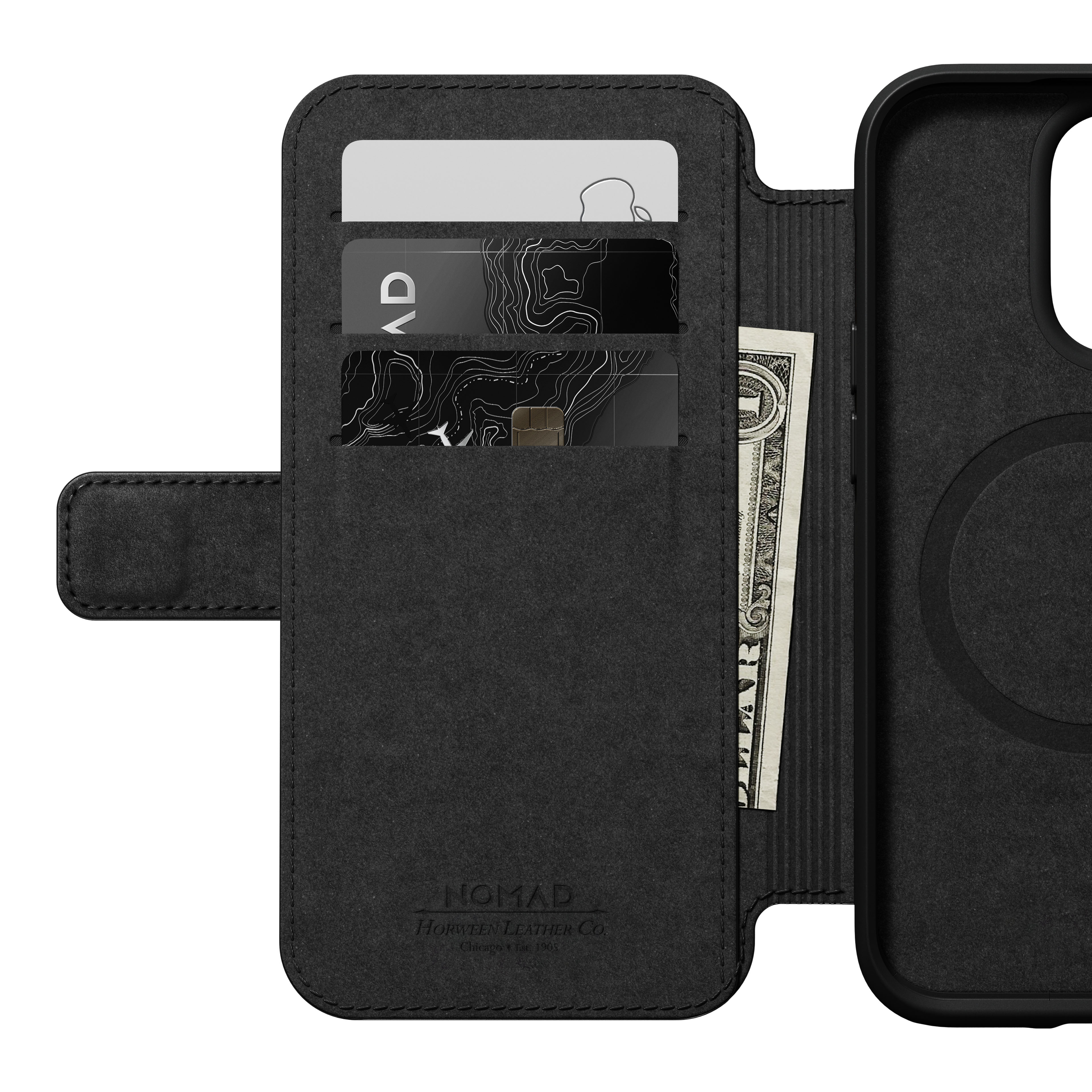iPhone 14 Pro Læderetui med MagSafe - Modern Horween Leather Folio, Brun