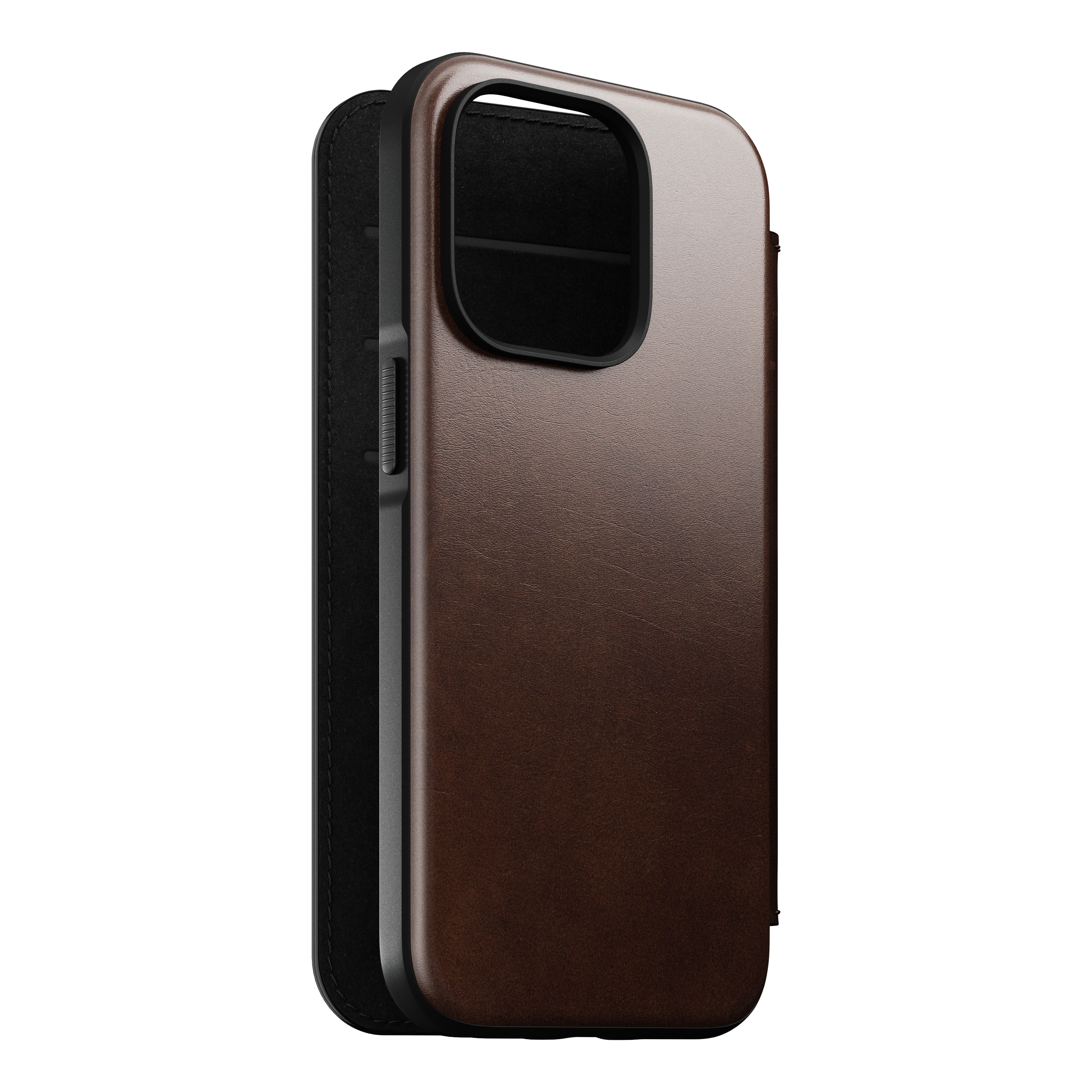 iPhone 14 Pro Læderetui med MagSafe - Modern Horween Leather Folio, Brun