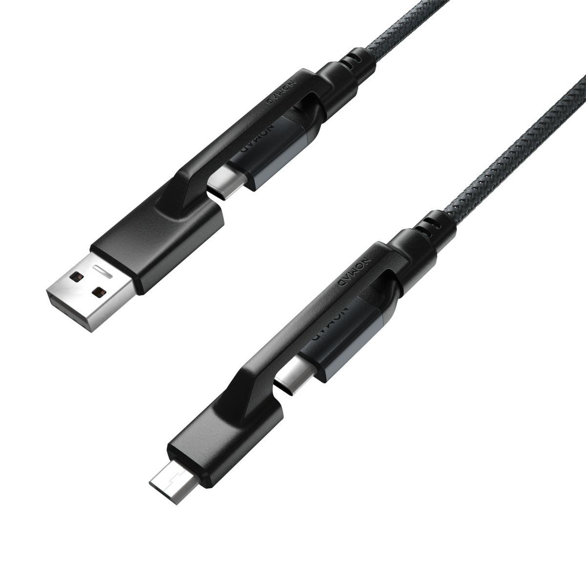Kevlar universal kabel USB-C 1.5m, Black