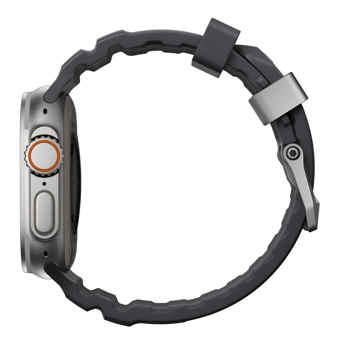 Apple Watch Series 4-6 44mm Armbånd Rocky Point (Natural Hardware) Storm