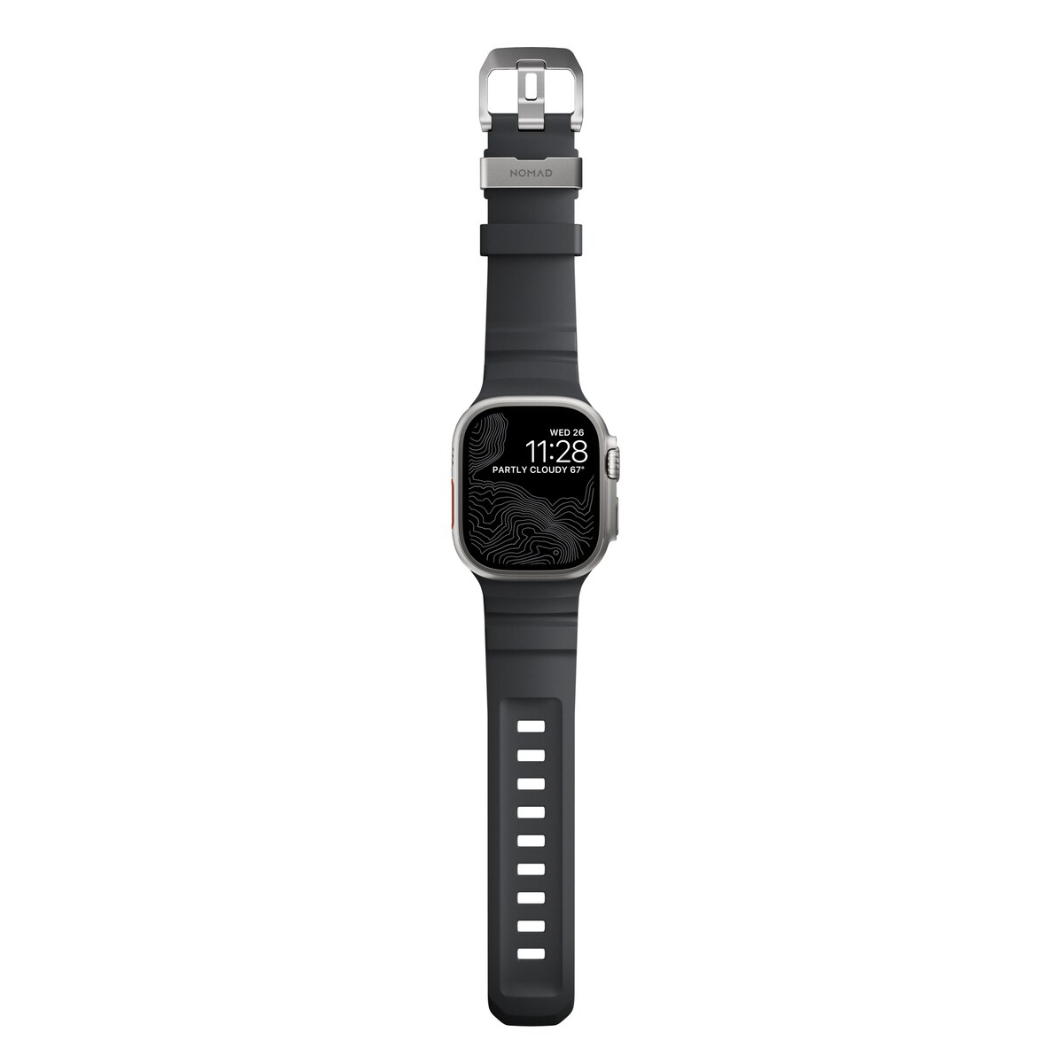 Apple Watch Series 4-6 44mm Armbånd Rocky Point (Natural Hardware) Storm