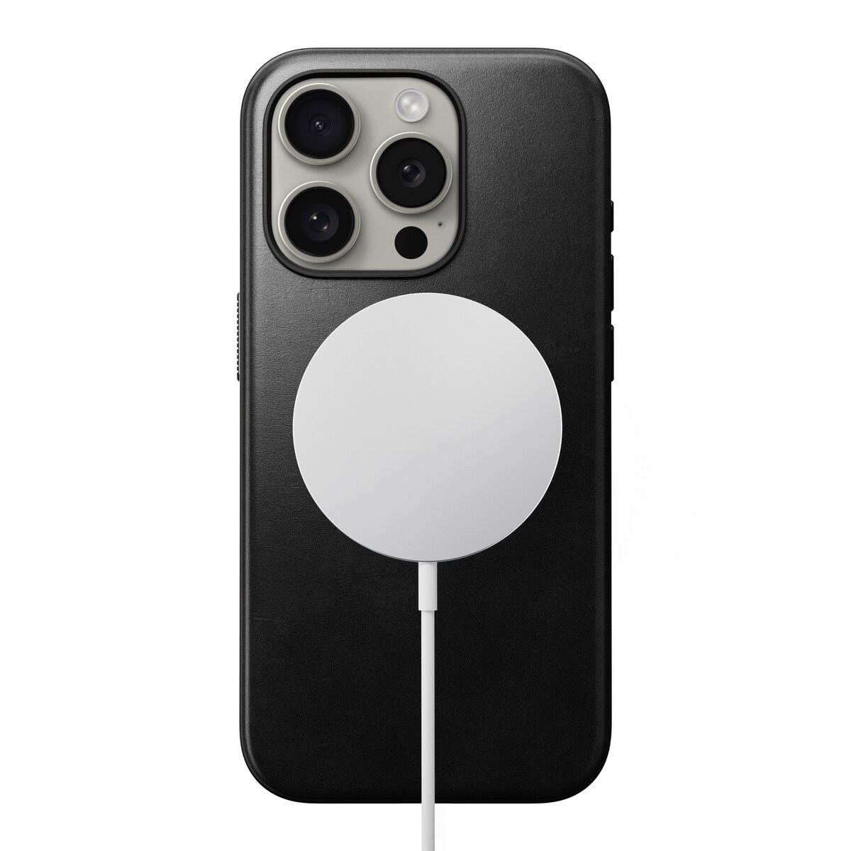 iPhone 15 Pro Lædercover med MagSafe - Modern Horween Leather, Black