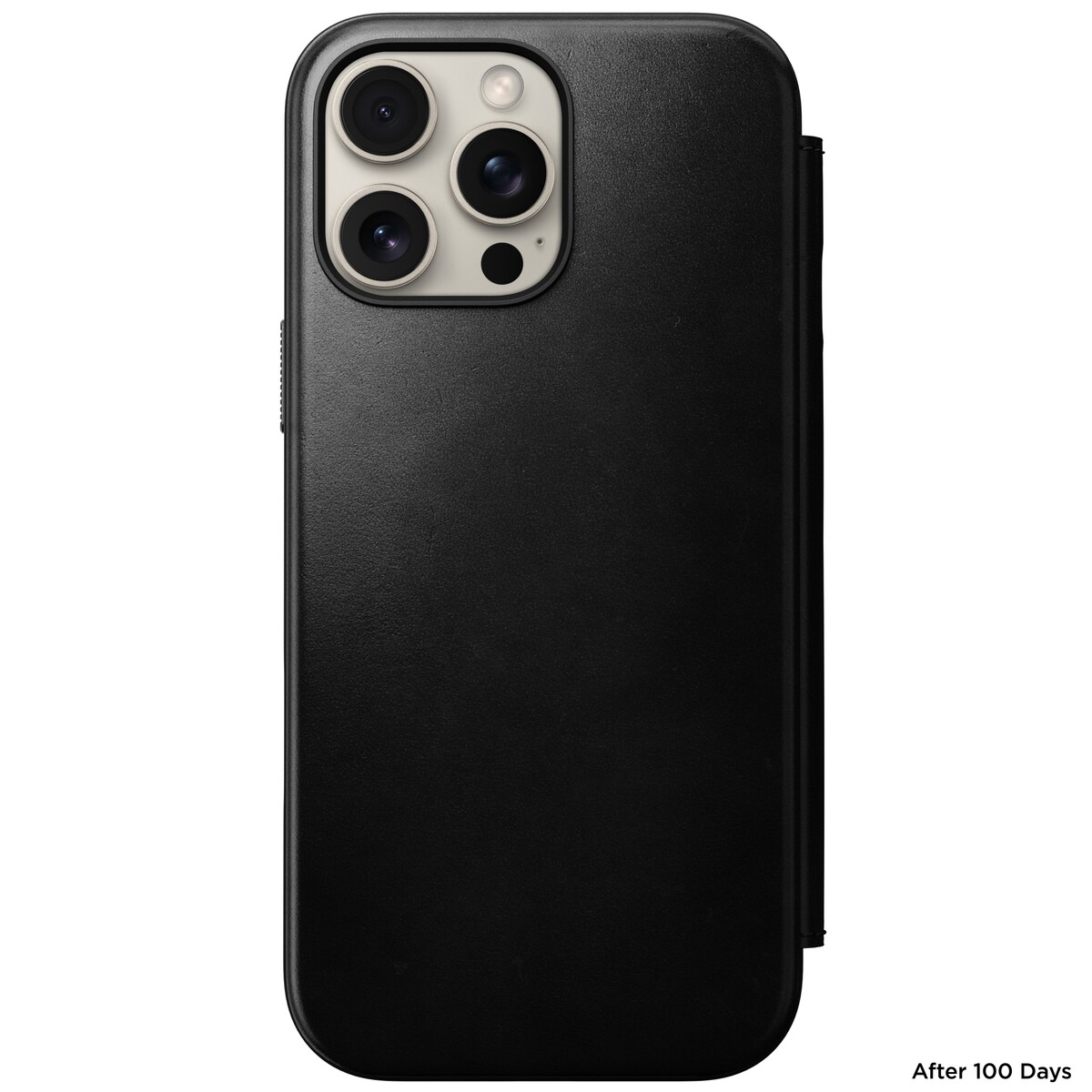 iPhone 16 Pro Max Læderetui med MagSafe - Modern Horween Leather Folio, Black