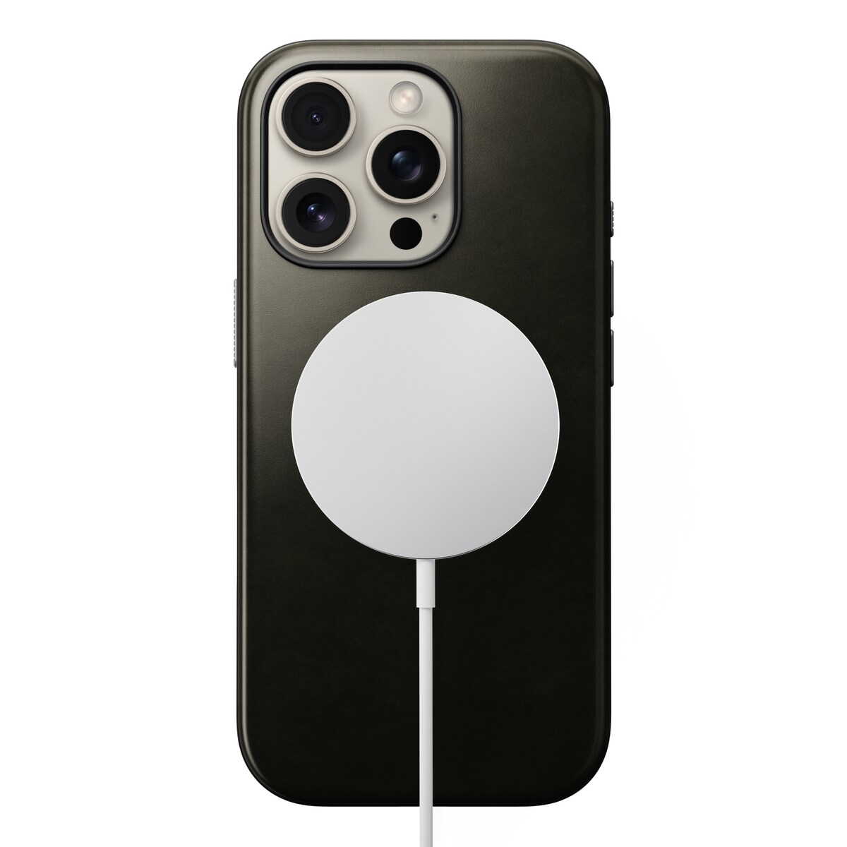 iPhone 16 Pro Lædercover med MagSafe - Modern Horween Leather, Green Chrome