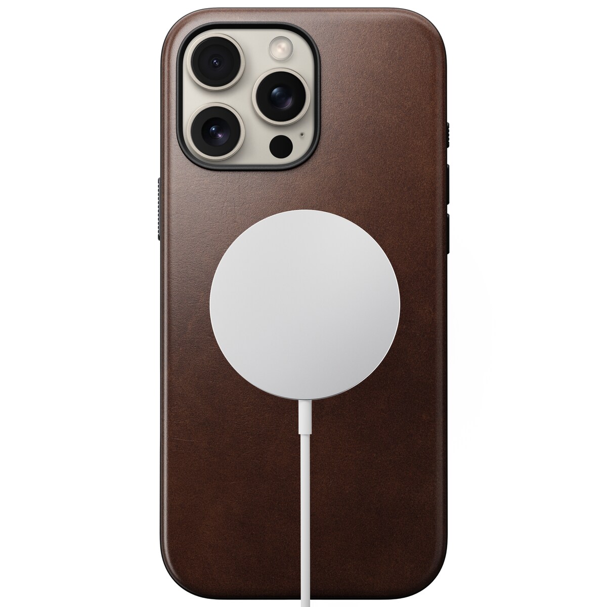 iPhone 16 Pro Max Lædercover med MagSafe - Modern Horween Leather, Rustic Brown