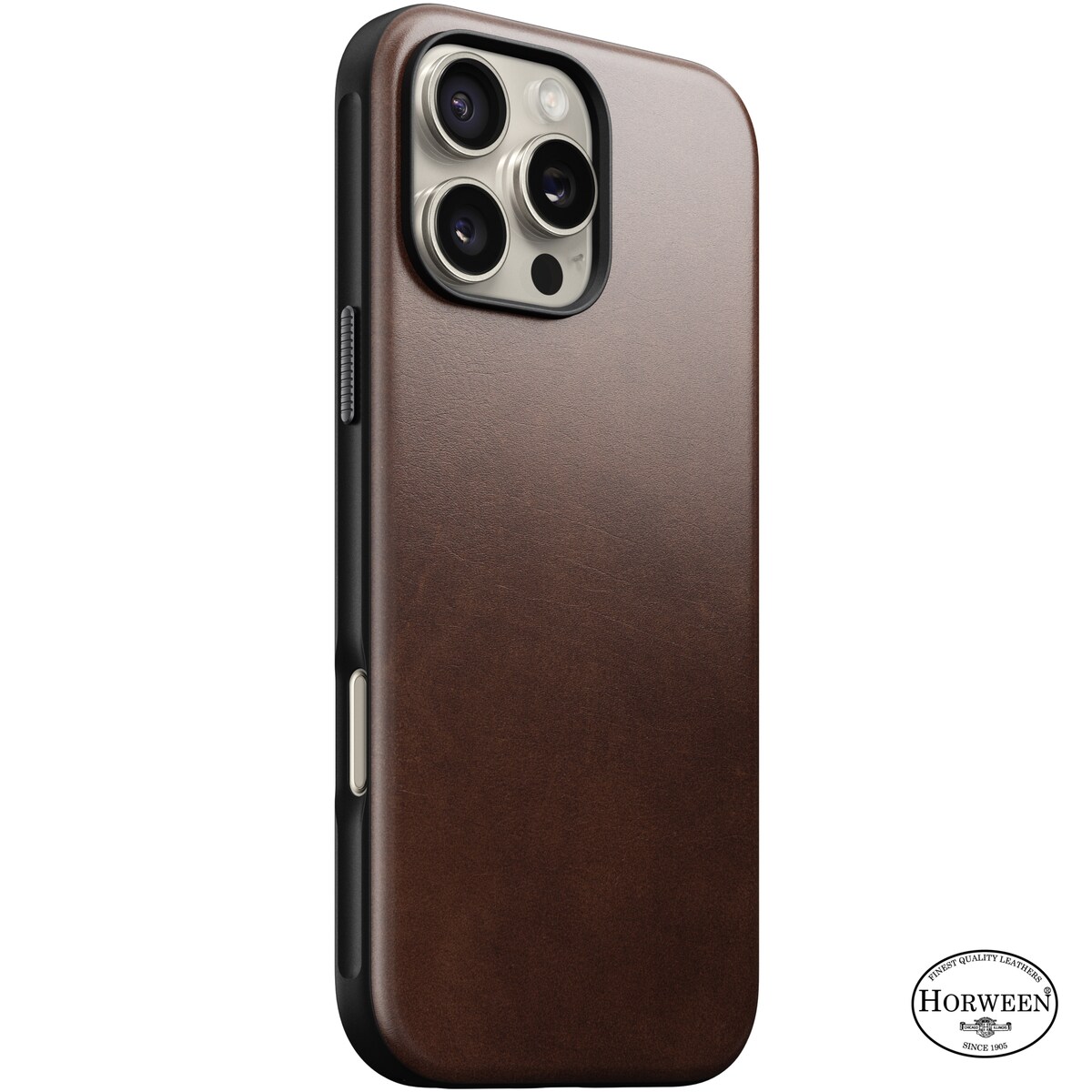 iPhone 16 Pro Max Lædercover med MagSafe - Modern Horween Leather, Rustic Brown