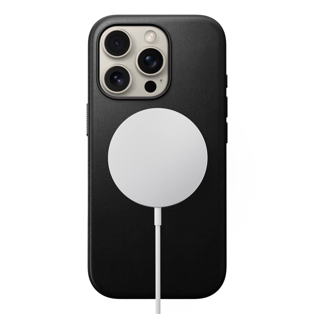 iPhone 16 Pro MagSafe cover - Modern Leather, Black