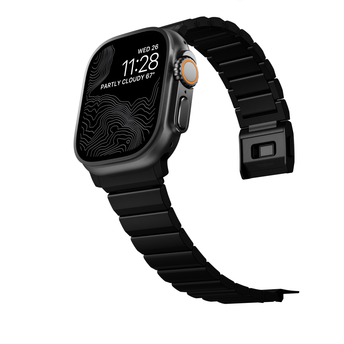 Apple Watch Ultra 49mm 2nd Gen Titanium armbånd, Sort