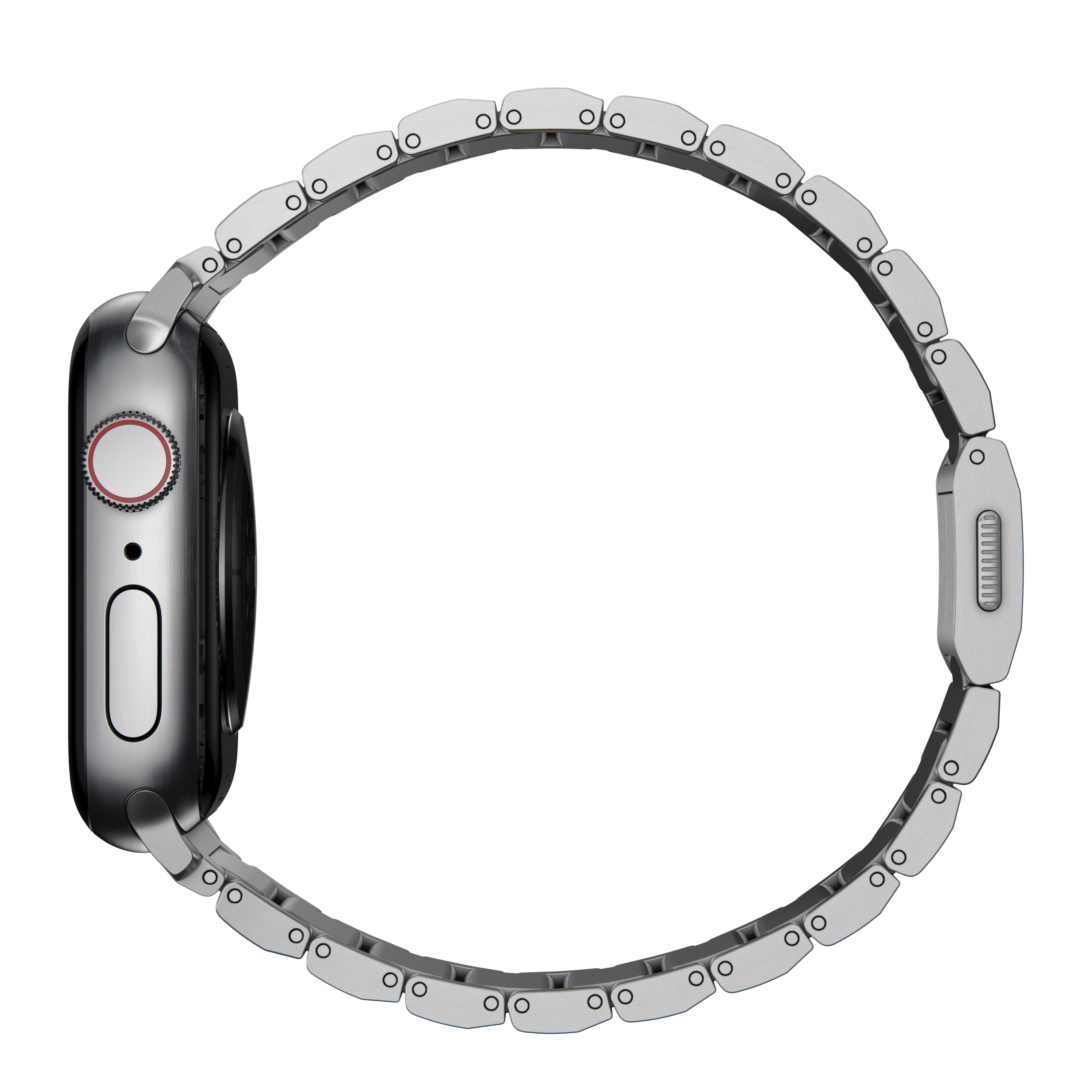 Apple Watch Series 4-6 40mm Titanium armbånd, Sølv
